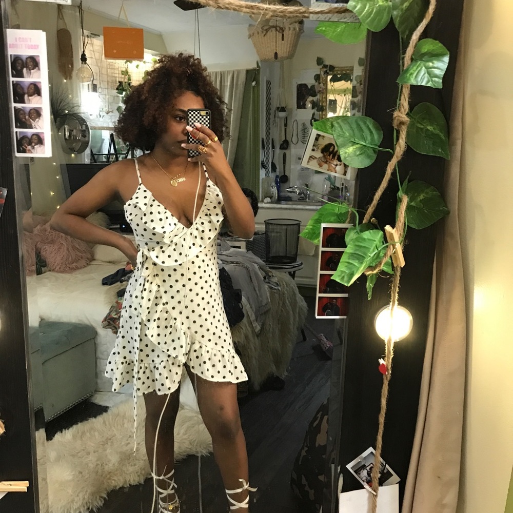 POLKA DOT DRESS - Picture 3 of 4